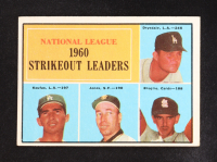 Sandy Koufax 1961 Topps N.L Strikeout Leaders #49 at PristineAuction.com