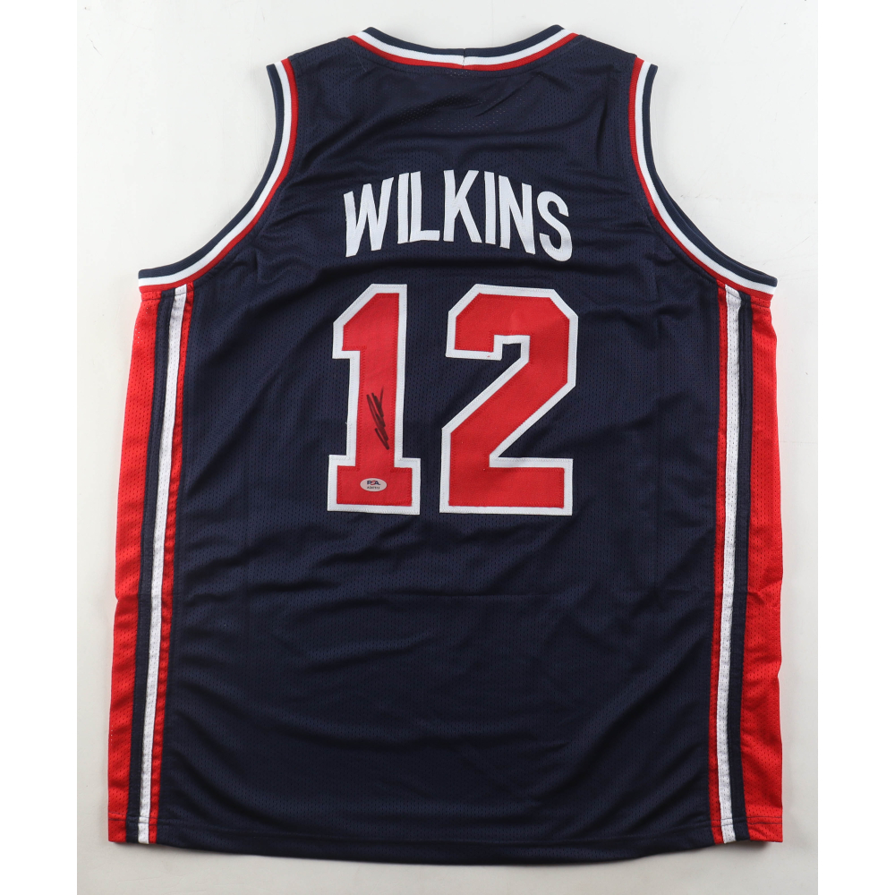 Dominique Wilkins Signed Jersey (PSA) at PristineAuction.com
