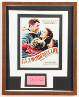 Frank Capra Signed "It's a Wonderful Life Custom Framed Cut Display (ACOA) at PristineAuction.com