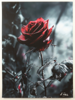 "Rose of Shadows" 2025 18x24 Original Giclee Print on Paper By Elena Vaisman (Vaisman) at PristineAuction.com