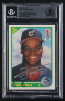 Frank Thomas Signed 1990 Score #663 RC (BGS | Auto Grade BGS Authentic) at PristineAuction.com
