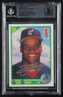Frank Thomas Signed 1990 Score #663 RC (BGS | Auto Grade BGS Authentic) at PristineAuction.com