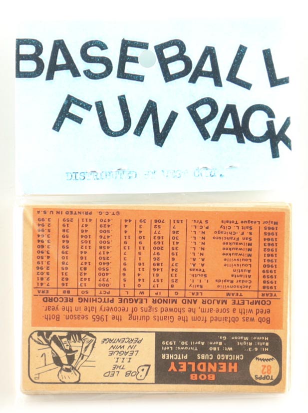 1966 Topps Baseball Card Fun Pack with (10) Cards at PristineAuction.com 1966 Topps Baseball Card Fun Pack with (10) Cards at PristineAuction.com