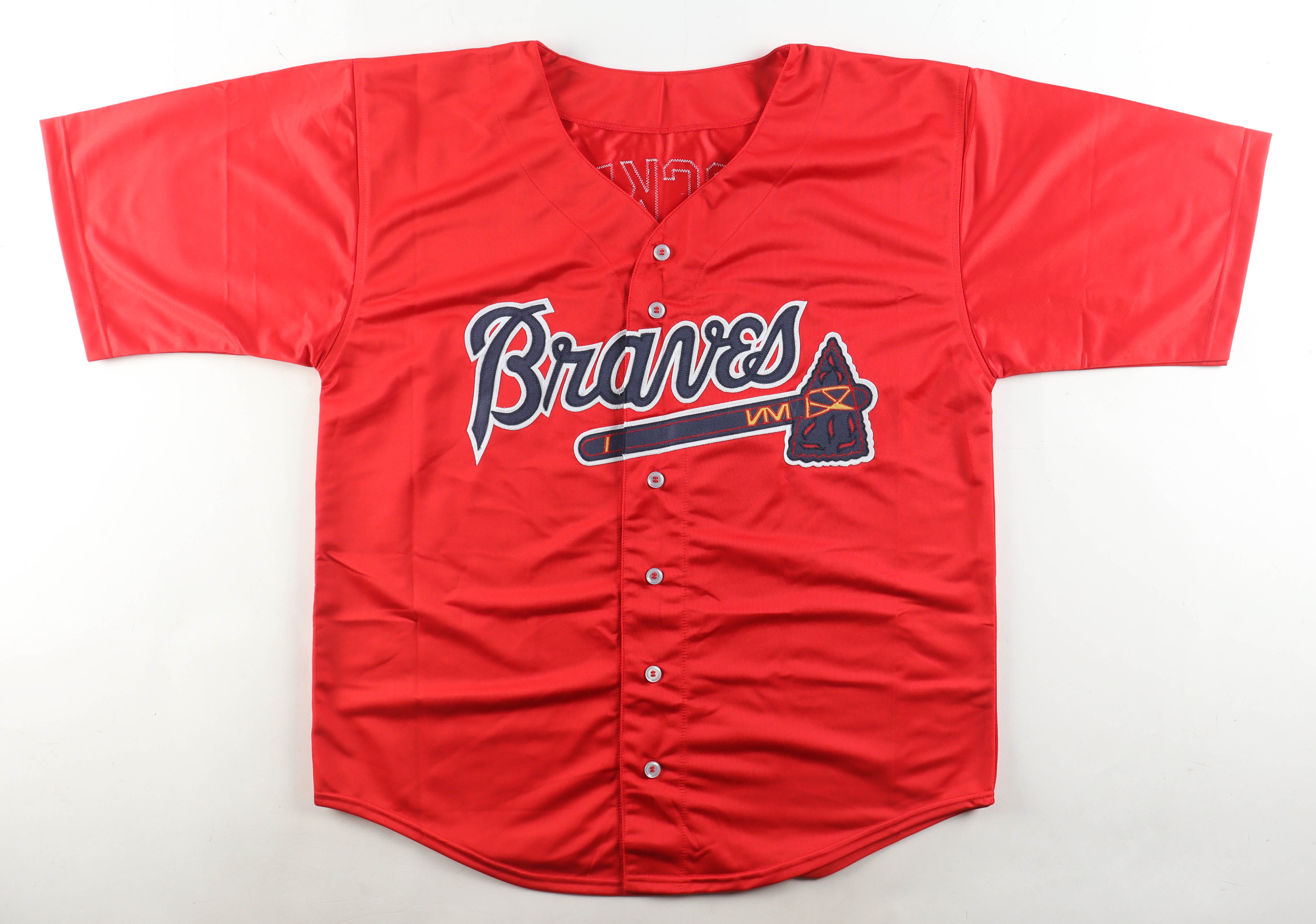 John Rocker Signed Jersey Inscribed "F*** NY!" (AWM) at PristineAuction.com John Rocker Signed Jersey Inscribed "F*** NY!" (AWM) at PristineAuction.com