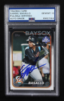 Samuel Basallo Signed 2024 Topps Pro Debut #PD146 RC (PSA | Auto Grade PSA 10) at PristineAuction.com