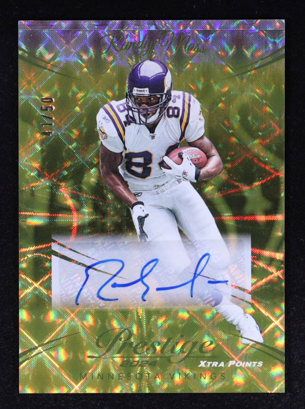 Randy Moss 2024 Prestige Xtra Points Signatures Premium Gold #198 #41/50 at PristineAuction.com Randy Moss 2024 Prestige Xtra Points Signatures Premium Gold #198 #41/50 at PristineAuction.com