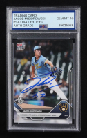 Jacob Misiorowski 2025 Topps Now #291 RC (PSA | Auto Grade PSA 10) at PristineAuction.com