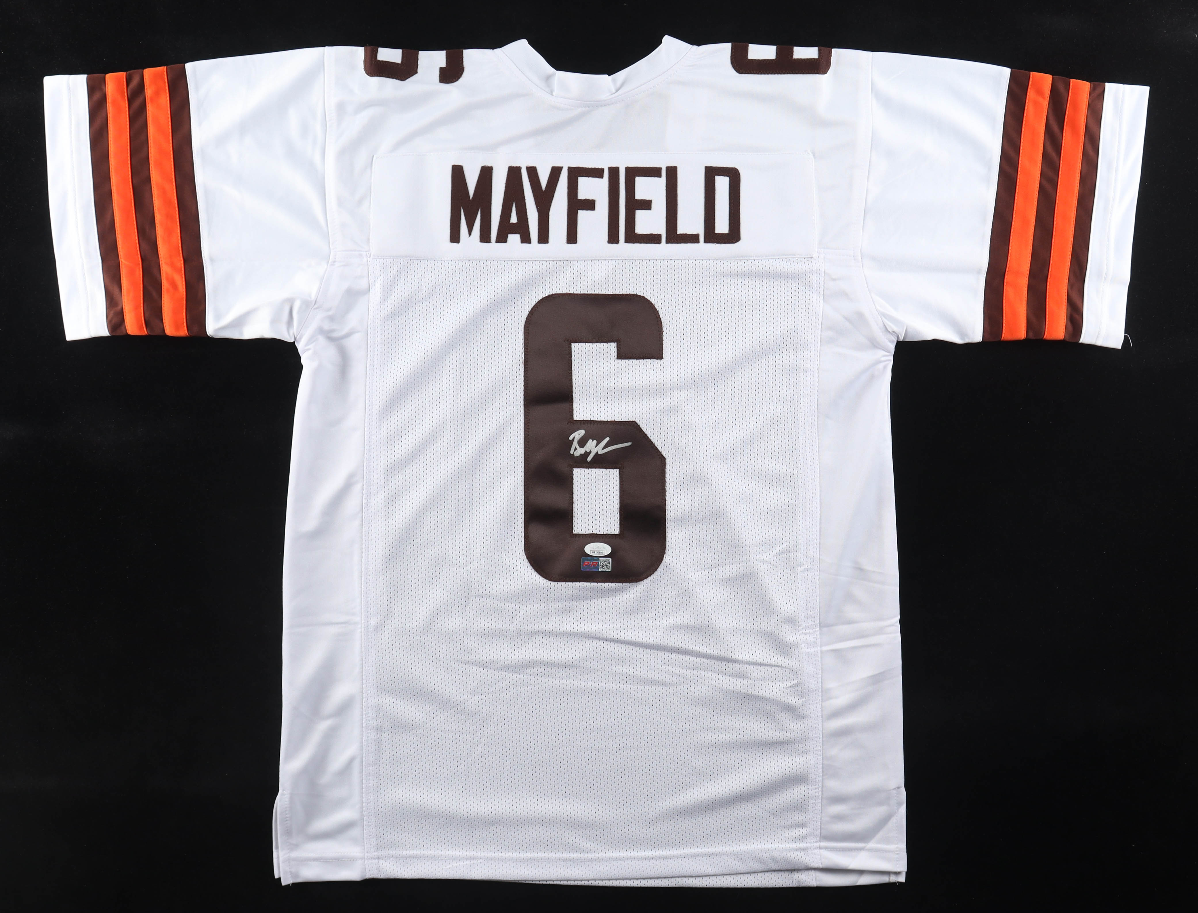 Baker Mayfield Signed Jersey (JSA) at PristineAuction.com Baker Mayfield Signed Jersey (JSA) at PristineAuction.com
