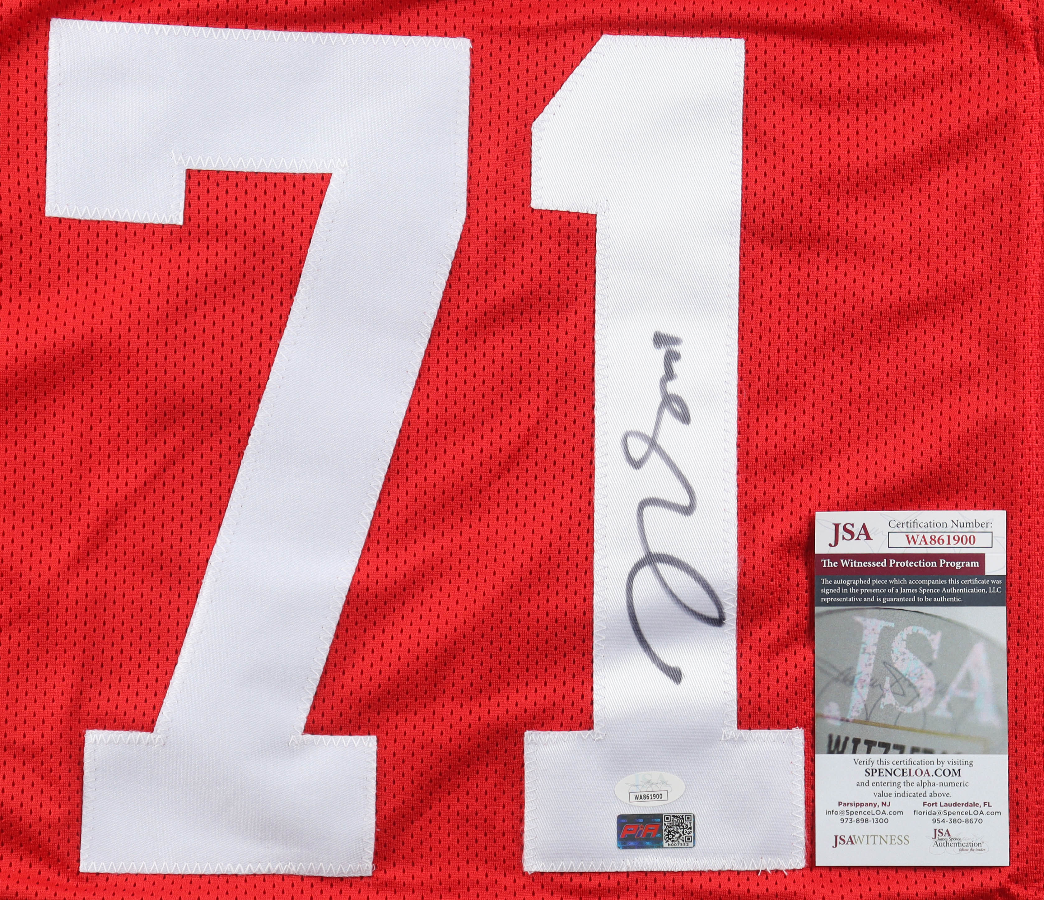 Trent Williams Signed Jersey (JSA) at PristineAuction.com Trent Williams Signed Jersey (JSA) at PristineAuction.com