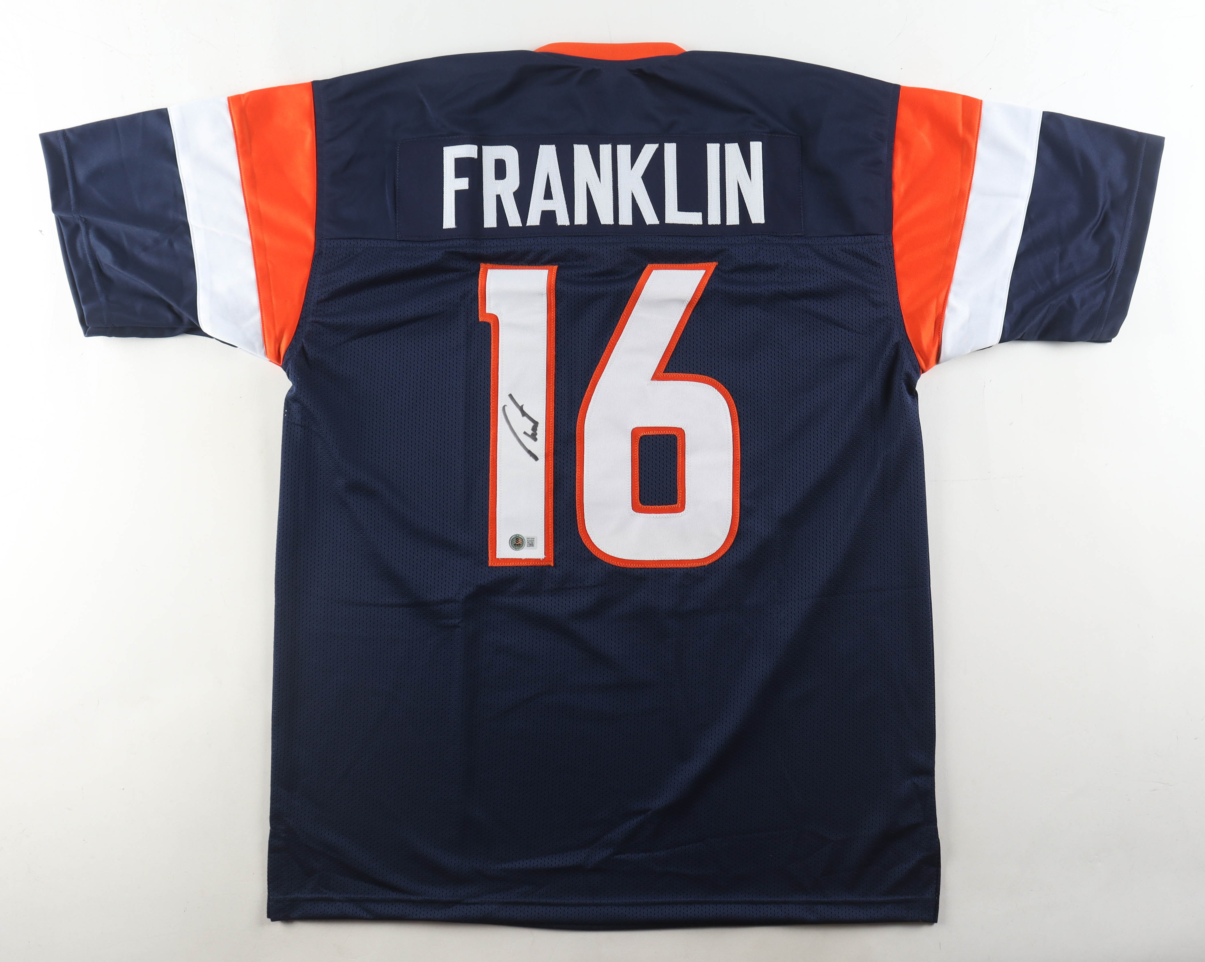 Troy Franklin Signed Jersey (Beckett) at PristineAuction.com Troy Franklin Signed Jersey (Beckett) at PristineAuction.com