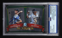 Jacob Misiorowski Signed 2022 Bowman Chrome Draft Blackjack #BJ4 RC (PSA | Auto Grade PSA Authentic) at PristineAuction.com
