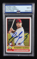 Eugenio Suarez Signed 2025 Topps Heritage #223 (PSA | Auto Grade PSA 9) at PristineAuction.com