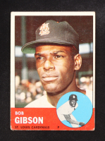 Bob Gibson 1963 Topps #415 at PristineAuction.com