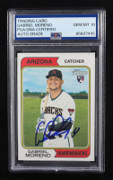 Gabriel Moreno 2023 Topps Heritage #355 RC (PSA | Auto Grade PSA 10) at PristineAuction.com