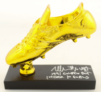 Michelle Akers Signed Replica Golden Boot Trophy Inscribed "USA, 1991 Golden Boot 1st Ever, 10 Goals" (Beckett) at PristineAuction.com