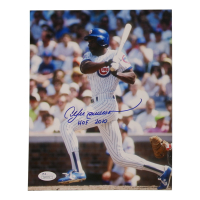 Andre Dawson Signed Cubs 8x10 Photo Inscribed "HOF 2010" (JSA) at PristineAuction.com