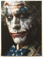 "Joker" 2025 18x24 Original Giclee Print on Paper By Elena Vaisman (Vaisman) at PristineAuction.com