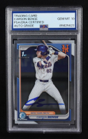 Carson Benge Signed 2024 Bowman Chrome Draft #BDC28 RC (PSA | Auto Grade PSA 10) at PristineAuction.com