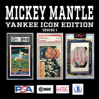 Break King "MICKEY MANTLE YANKEE ICON EDITION" Mystery Box/Pack Series 1 at PristineAuction.com