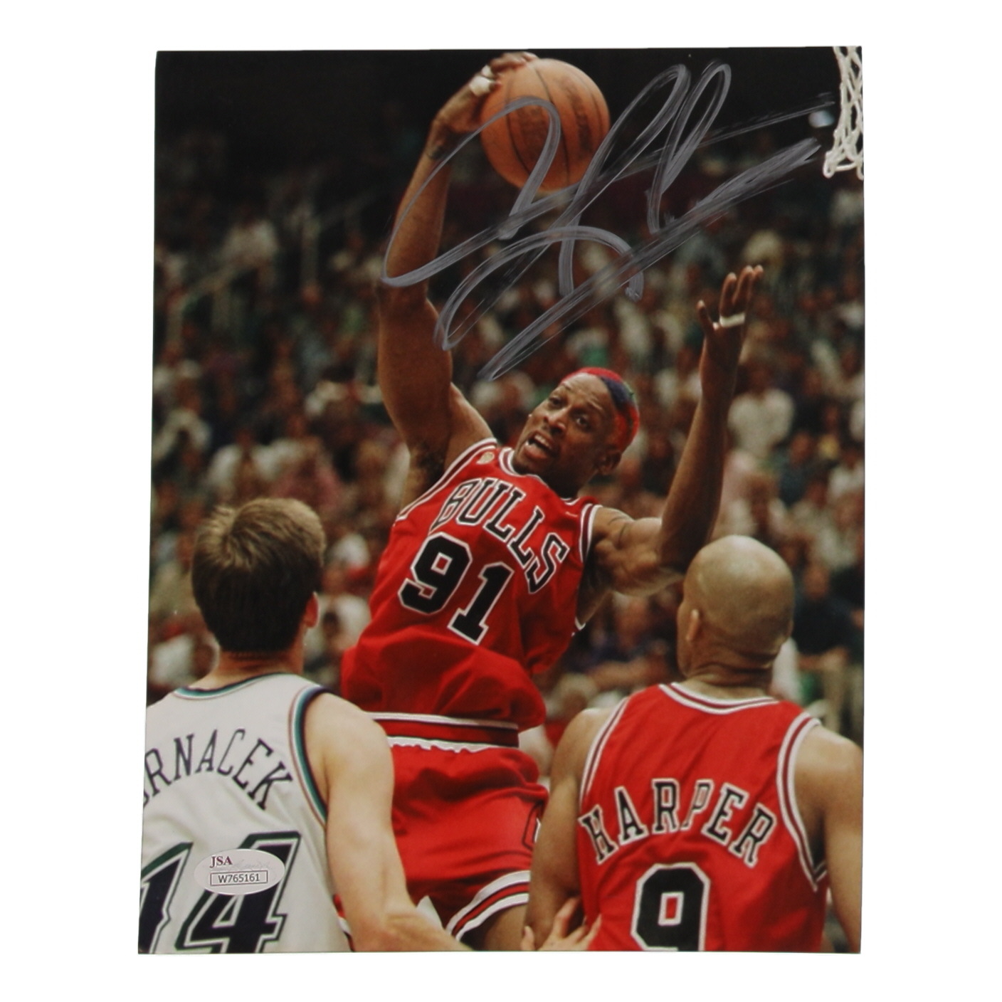 Dennis Rodman Signed Bulls 8x10 Photo (JSA) at PristineAuction.com Dennis Rodman Signed Bulls 8x10 Photo (JSA) at PristineAuction.com