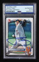 Jonah Tong Signed 2025 Bowman Prospects #BP105 RC (PSA | Auto Grade PSA Authentic) at PristineAuction.com