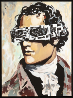 "Information Age" 2025 18x24 Original Giclee Print on Paper By Elena Vaisman (Vaisman) at PristineAuction.com