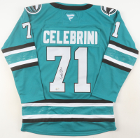 Macklin Celebrini Signed Sharks Fanatics Authentic Jersey (Beckett) at PristineAuction.com