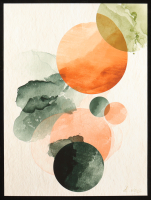 "Orb Symphony" 2025 18x24 Original Giclee Print on Paper By Elena Vaisman (Vaisman) at PristineAuction.com