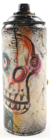 "Graffiti Skull Gaze" Original Spray Can Art by Tadas Zaicikas | TedyZet (Zaicikas) at PristineAuction.com