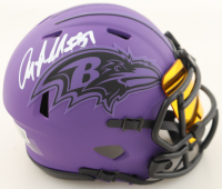 Anquan Boldin Signed Ravens Rave Alternate Speed Mini Helmet With Visor (Beckett) at PristineAuction.com