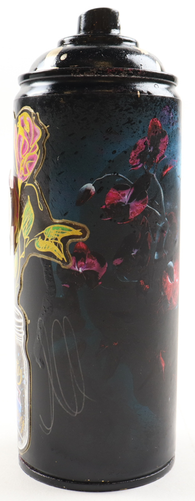 "Crimson Bloom Skull" Original Spray Can Art by Tadas Zaicikas | TedyZet (Zaicikas) at PristineAuction.com "Crimson Bloom Skull" Original Spray Can Art by Tadas Zaicikas | TedyZet (Zaicikas) at PristineAuction.com