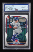 Matt Shaw Signed 2023 Bowman Draft #BD33 RC (PSA | Auto Grade PSA 10) at PristineAuction.com