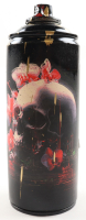 "Orchid Skull Reflection" Original Spray Can Art by Tadas Zaicikas | TedyZet (Zaicikas) at PristineAuction.com