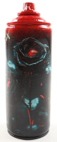 "Crimson Bloom" Original Spray Can Art by Tadas Zaicikas | TedyZet (Zaicikas) at PristineAuction.com