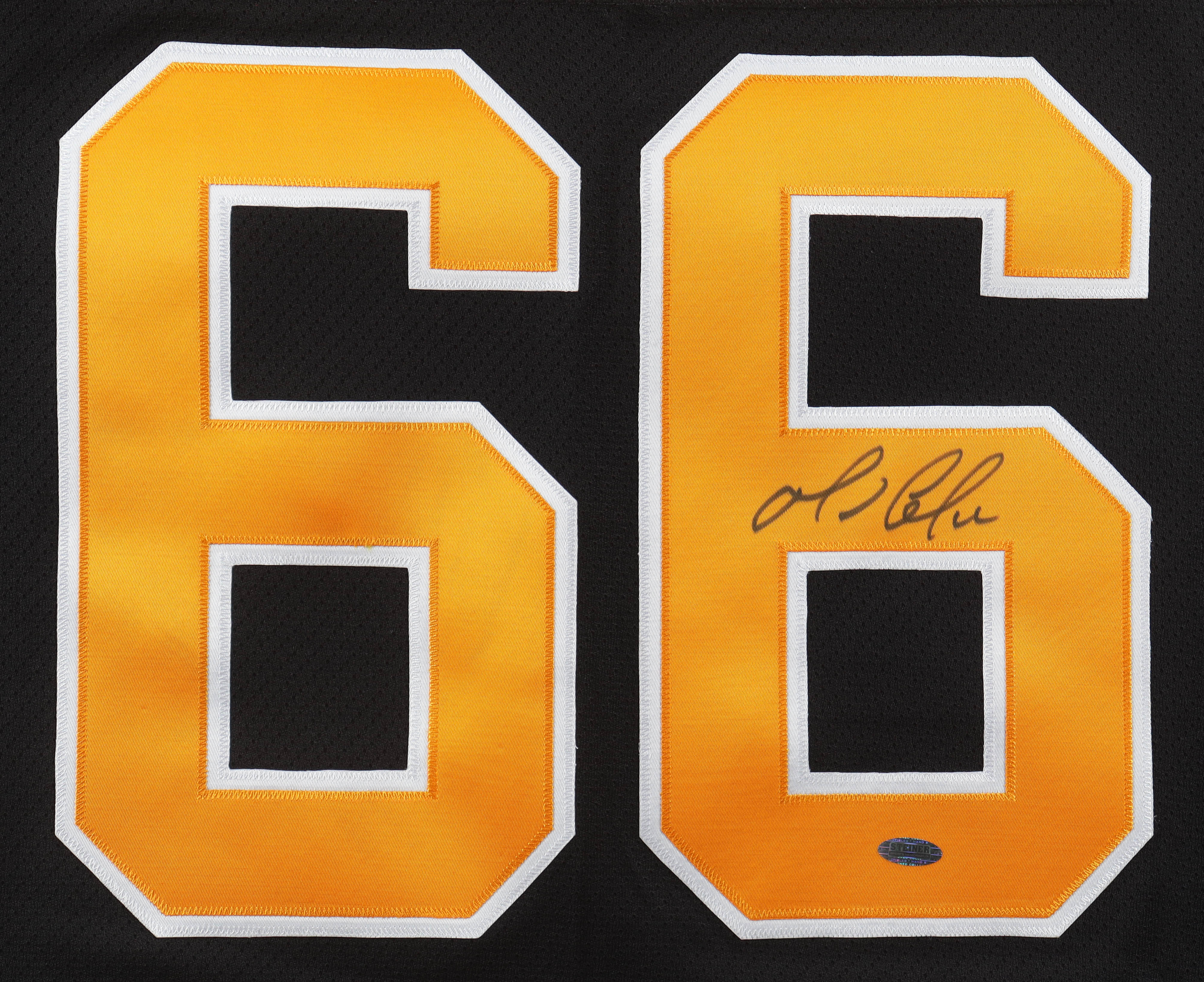 Mario Lemieux Signed Penguins CCM Authentic Captain's Jersey (Steiner) at PristineAuction.com Mario Lemieux Signed Penguins CCM Authentic Captain's Jersey (Steiner) at PristineAuction.com