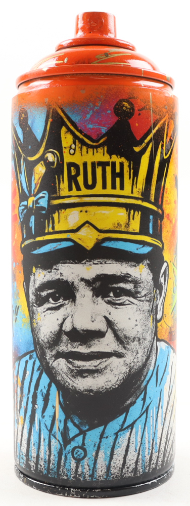 "Crowned Ruth" Original Spray Can Art by Tadas Zaicikas | TedyZet (Zaicikas) at PristineAuction.com "Crowned Ruth" Original Spray Can Art by Tadas Zaicikas | TedyZet (Zaicikas) at PristineAuction.com