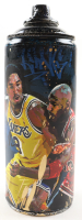 "Kobe & Jordan" Original Spray Can Art by Tadas Zaicikas | TedyZet (Zaicikas) at PristineAuction.com