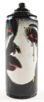 "Crimson Stare" Original Spray Can Art by Tadas Zaicikas | TedyZet (Zaicikas) at PristineAuction.com