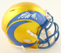 Davante Adams Signed Rams Rave Alternate Speed Mini Helmet (Beckett) at PristineAuction.com