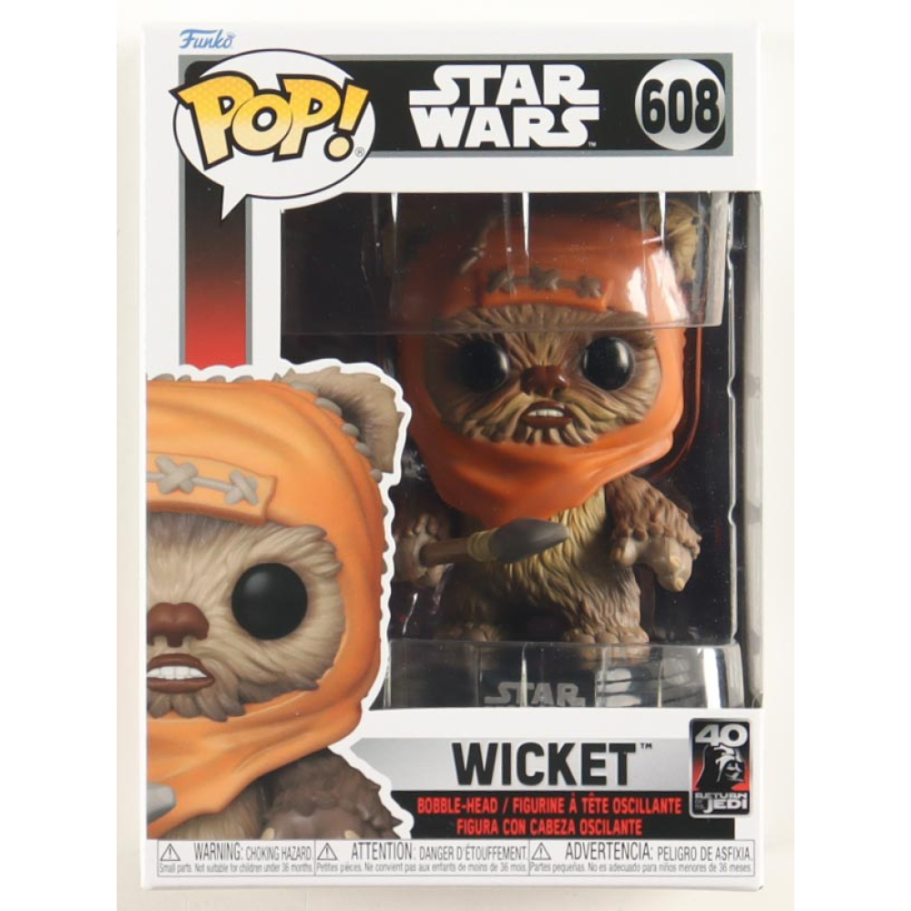 Wicket "Star Wars: Return of the Jedi" #608 Funko Pop! Vinyl Figure at PristineAuction.com