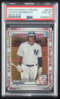 Jasson Dominguez 2020 Bowman Chrome Mega Box Prospects Refractors #BCP8 RC (PSA 10) at PristineAuction.com