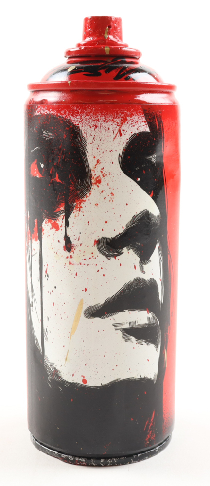 "Crimson Stare" Original Spray Can Art by Tadas Zaicikas | TedyZet (Zaicikas) at PristineAuction.com "Crimson Stare" Original Spray Can Art by Tadas Zaicikas | TedyZet (Zaicikas) at PristineAuction.com