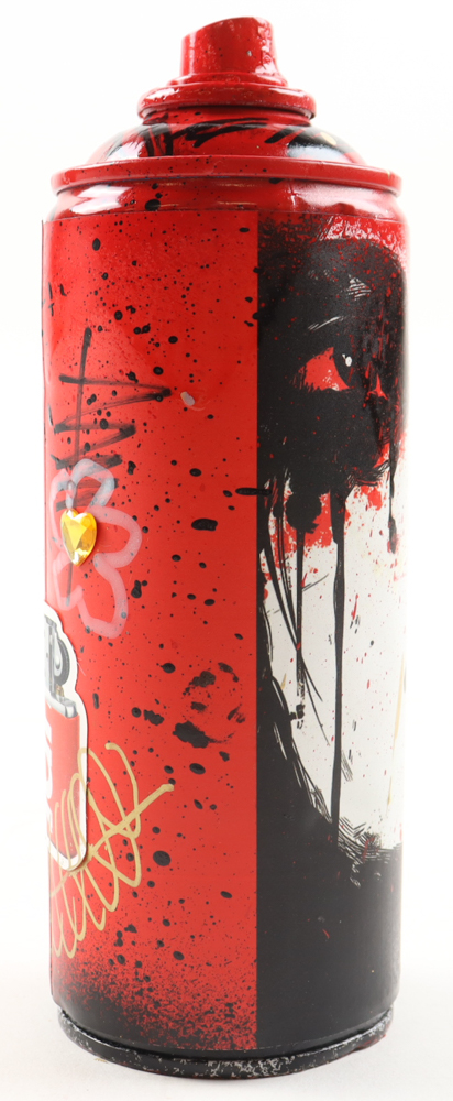 "Crimson Stare" Original Spray Can Art by Tadas Zaicikas | TedyZet (Zaicikas) at PristineAuction.com "Crimson Stare" Original Spray Can Art by Tadas Zaicikas | TedyZet (Zaicikas) at PristineAuction.com