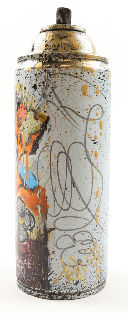 "Reggae Bloom" Original Spray Can Art by Tadas Zaicikas | TedyZet (Zaicikas) at PristineAuction.com "Reggae Bloom" Original Spray Can Art by Tadas Zaicikas | TedyZet (Zaicikas) at PristineAuction.com