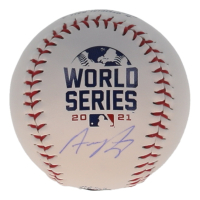 Austin Riley Signed 2021 World Series Baseball (Beckett) at PristineAuction.com