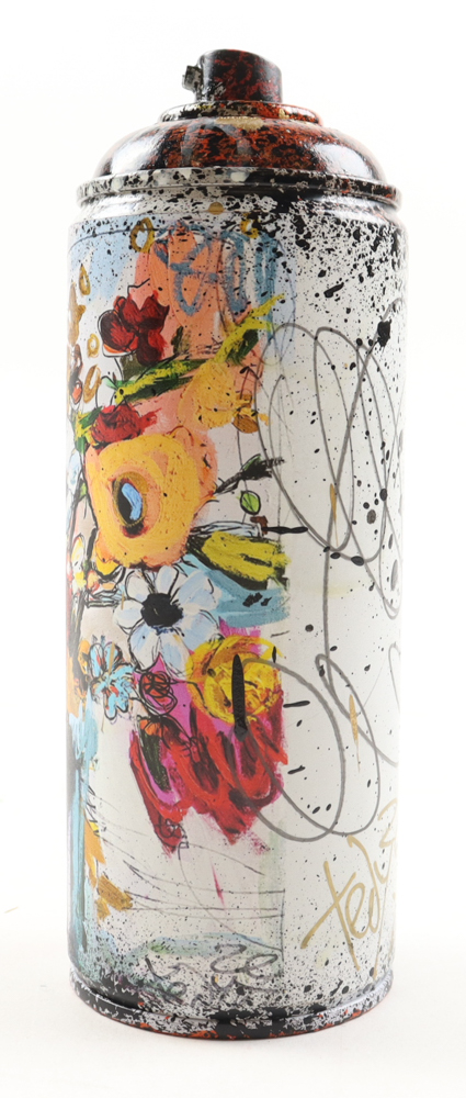 "Wildflower Symphony" Original Spray Can Art by Tadas Zaicikas | TedyZet (Zaicikas) at PristineAuction.com "Wildflower Symphony" Original Spray Can Art by Tadas Zaicikas | TedyZet (Zaicikas) at PristineAuction.com