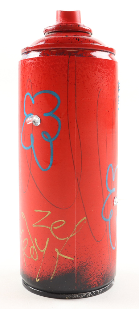 "Scarlet Bloom Jar" Original Spray Can Art by Tadas Zaicikas | TedyZet (Zaicikas) at PristineAuction.com "Scarlet Bloom Jar" Original Spray Can Art by Tadas Zaicikas | TedyZet (Zaicikas) at PristineAuction.com