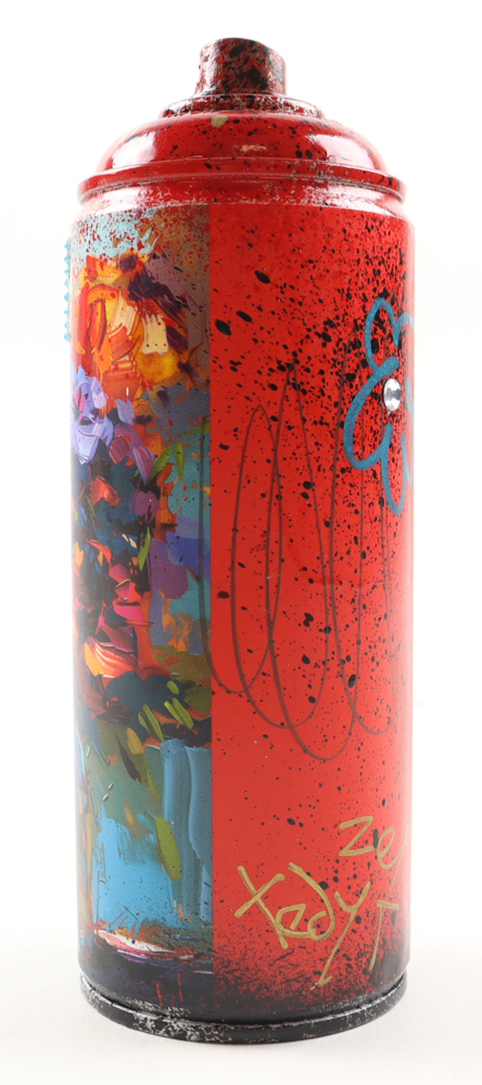 "Butterfly Bloom" Original Spray Can Art by Tadas Zaicikas | TedyZet (Zaicikas) at PristineAuction.com "Butterfly Bloom" Original Spray Can Art by Tadas Zaicikas | TedyZet (Zaicikas) at PristineAuction.com