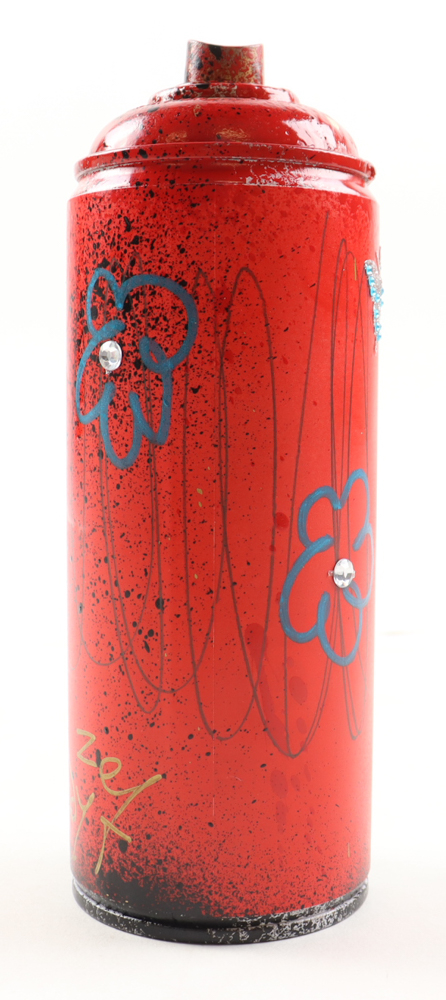 "Butterfly Bloom" Original Spray Can Art by Tadas Zaicikas | TedyZet (Zaicikas) at PristineAuction.com "Butterfly Bloom" Original Spray Can Art by Tadas Zaicikas | TedyZet (Zaicikas) at PristineAuction.com