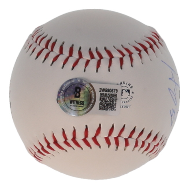 Austin Riley Signed 2021 World Series Baseball (Beckett) at PristineAuction.com Austin Riley Signed 2021 World Series Baseball (Beckett) at PristineAuction.com